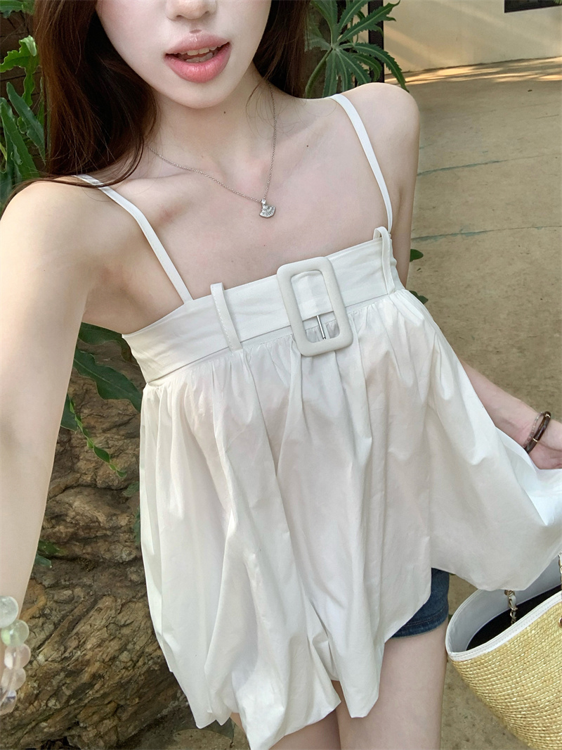 Women's Cami Top with Bubble Hem Design Summer 2026 - Image 4