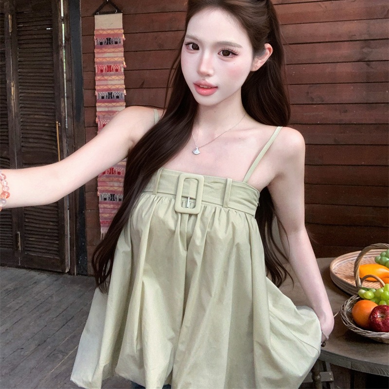 Women's Cami Top with Bubble Hem Design Summer 2026 - Image 5