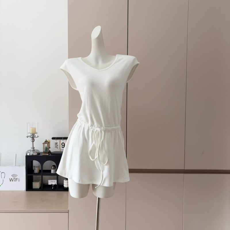 Versatile Sleeveless V-Neck A-Line Dress Slimming Casual Women's Dress - Image 2